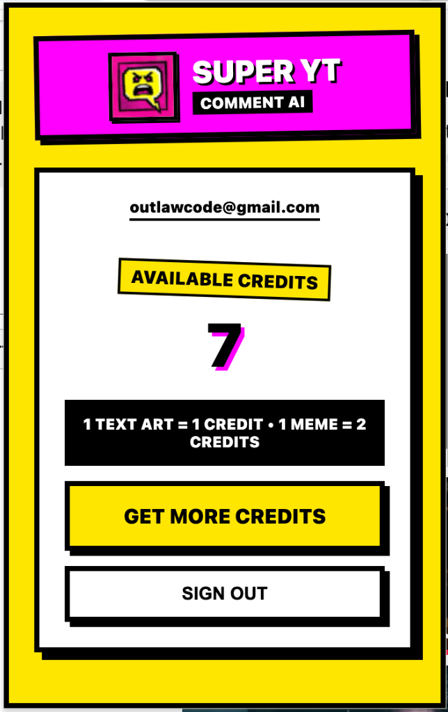 Extension Popup