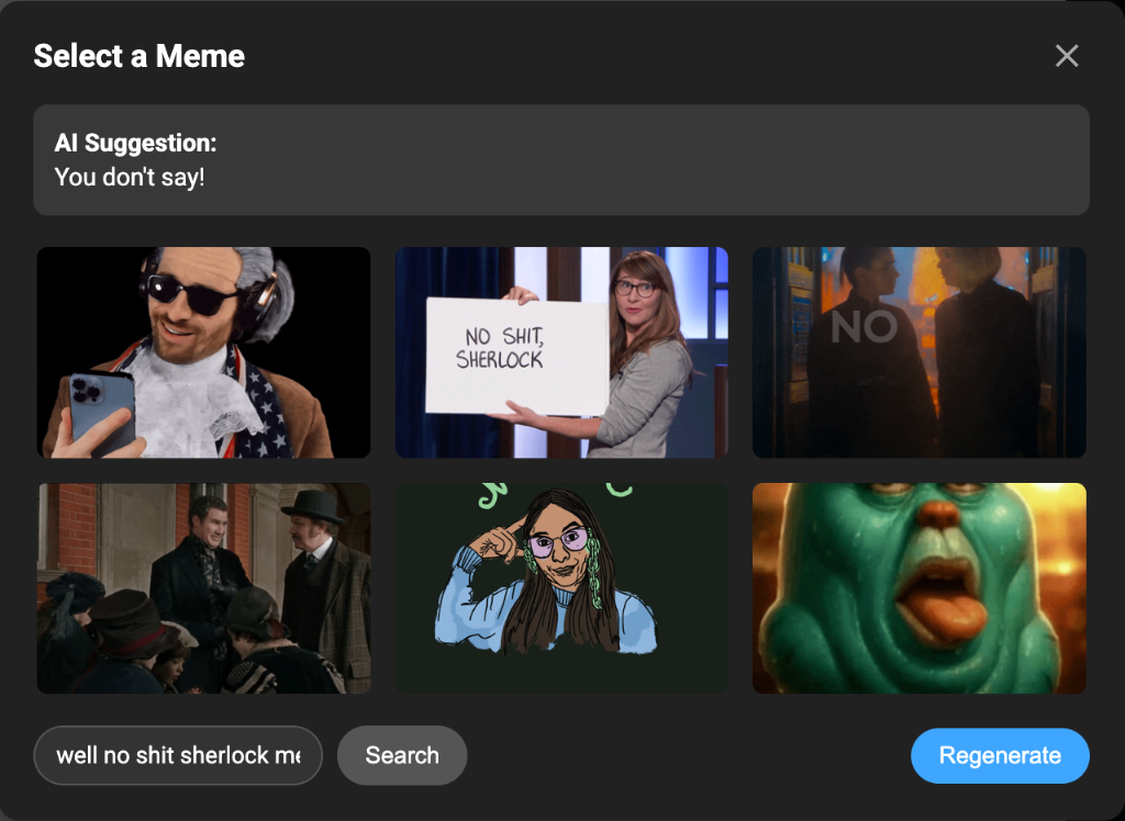 Meme Selector